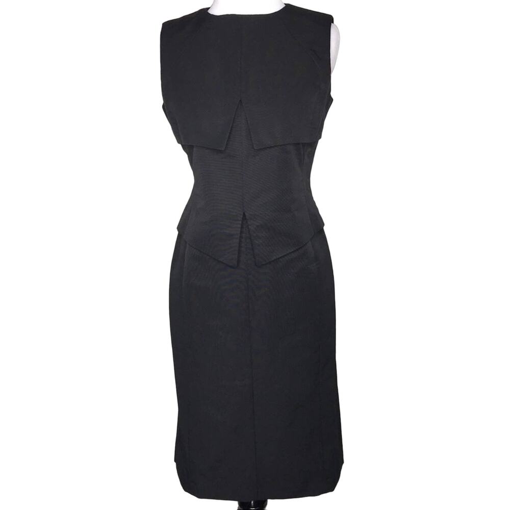 Banana Republic Monogram Black Pleated Tiered NWT Size 4